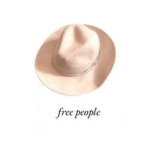 Free People Wythe Wool Hat with leather band